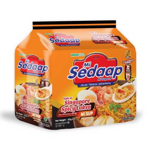 Mi Sedaap Mi Sup Style of Singapore Spicy Laksa 83g